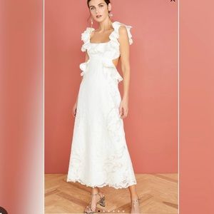 Zimmermann super eight embroidered dress size 2